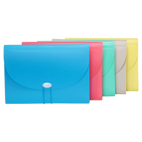 C-Line Products 8-1/2" x 11" Assorted 13-Pocket Expanding File, 12EA/DS 58310-DS - main